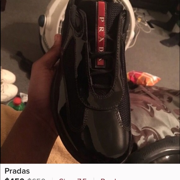 Authentic Prada Sneakers - Picture 3 of 3